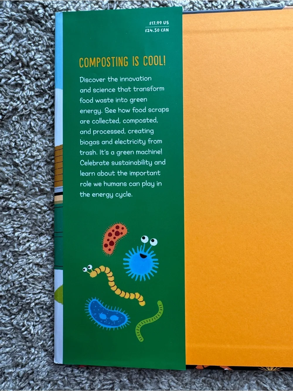 Green Machine Rebecca Donnelly Kids Book Food Scraps Green Energy Hardcover